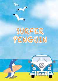 Surfer penguin