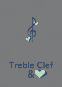 Treble Clef&heart aquatic