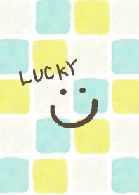 Watercolor square - smile15-