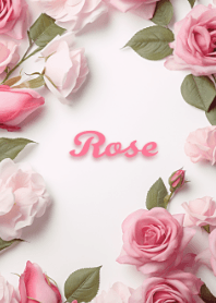 美麗的粉紅玫瑰#01
