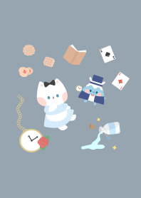 Dreamy Wonderland of Cats and Mount Fuji