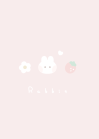 兔子和草莓 / pink white