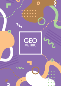 Geometric Purple Mountain's Majesty