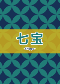 Japanese pattern -Shippo- Blue Green 2