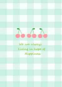 さくらんぼ / ミントチェック