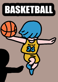 Basketball dunk 01 yellowbeige