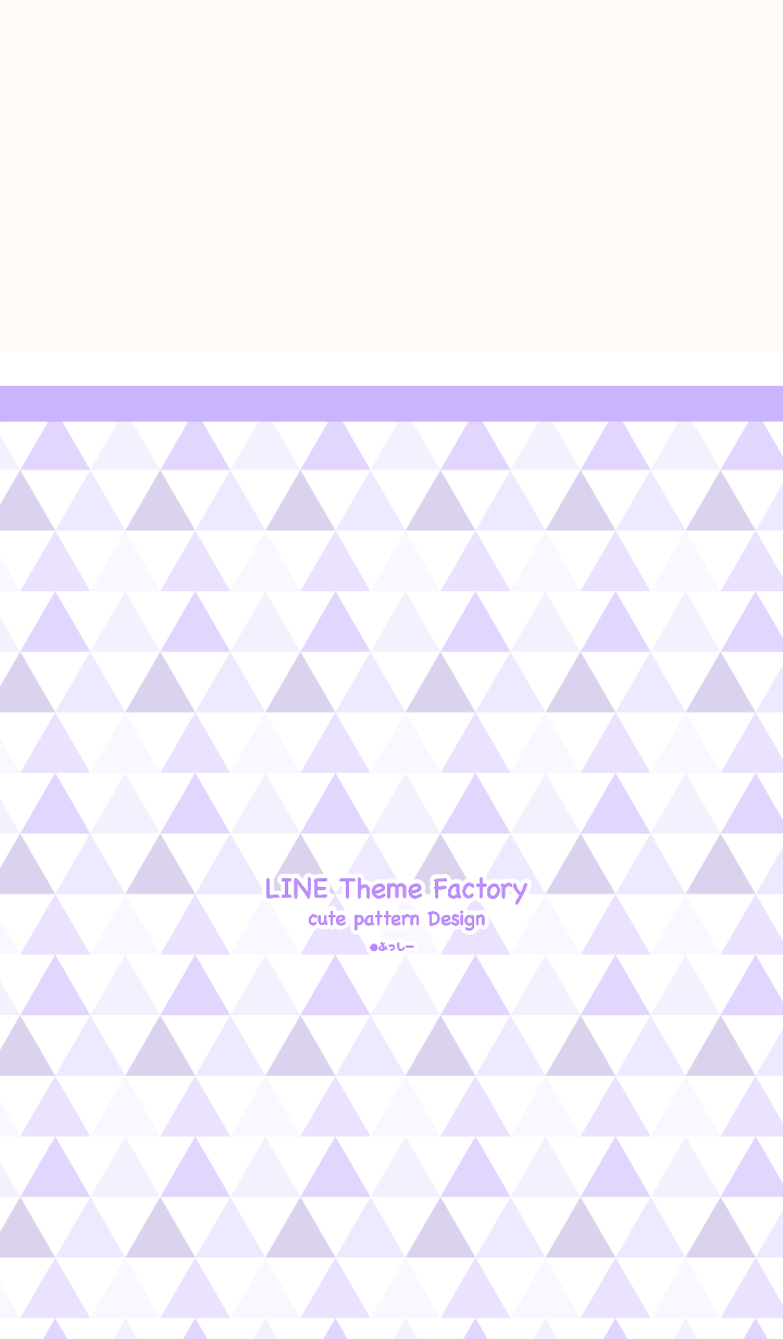 cute pattern design -purple triangle-