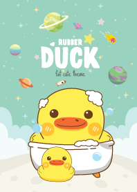 Rubber Duck Lover Galaxy Green