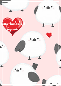 Long-tailed Tit and Heart1 pink_2