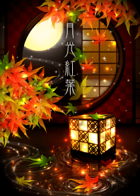 Moonlight maple -chilly autumn-