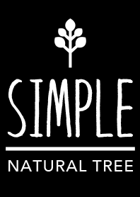 Simple natural tree(black)