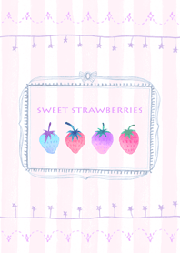Sweet Strawberries Line Theme Line Store