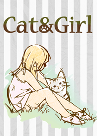 Cat & girl