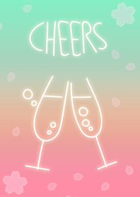 For cherry tree champagne, Cheers!