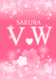 V&W -Attract luck-Pink Cherry Blossoms