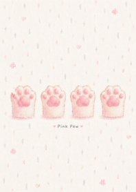 Pink Paw: Cute Kitten Paws