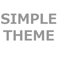SIMPLE SIMPLE THEME