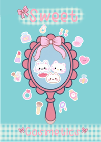 เครื่องสำอางค์น่ารักสีพาสเทล(green)