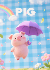 Love Pretty Fluffy Pig Theme