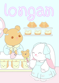 Longan Bear Cafe Elsa and Cheesecake