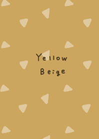 Yellow beige. Triangle pattern.