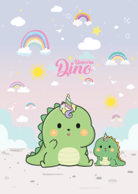Dino Unicorn Cute Rainbow Pretty