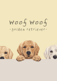 Woof Woof- Golden retriever-CREAM YELLOW