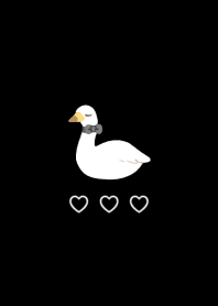 cute swan(monochrome)