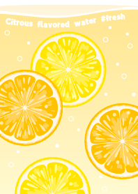 Citrus flavored water