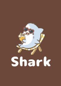 Fluffy Shark Summer 2 Brown 02