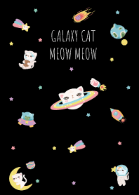 galaxy cat meow meow