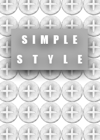 Simple style button gray