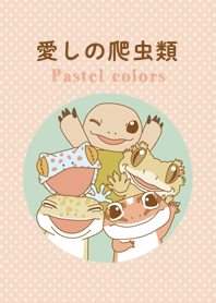 人気の爬虫類 パステルカラー