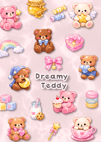 ตุ๊กตาหมีเท็ดดี้แสนน่ารัก (สีชมพู)