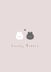 Lovely Rabbits /dull pink LB