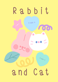 ดาร์ลิ่ง : น้องกระต่ายกับน้องแมวสีเหลือง