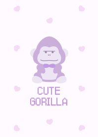 Cute Gorilla pattern [purple]