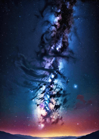 Mountain, Sea, and Moonlit Night BC32d7