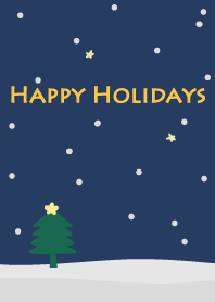 Snowy Christmas Night