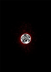 Pure black theme of roses