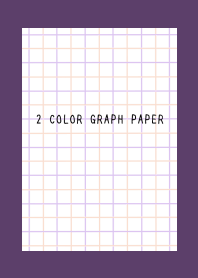 2 COLOR GRAPH PAPER/PINK&PUR/DEEP PURPLE