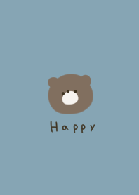Bear. Blue beige.