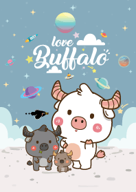 ควายน้อย เลิฟๆ กาแล็กซี่ สีฟ้า