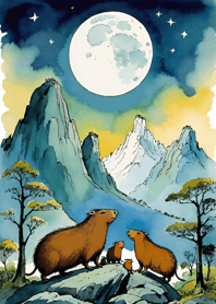 Ukiyo-e - Capybara 852F3D