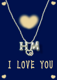 initial.34 H&M(navy)