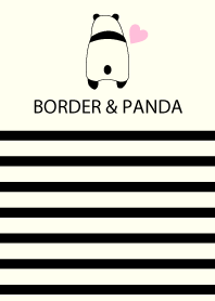 BORDER & PANDA -BLACK 3-