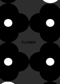 フラワー モノトーン