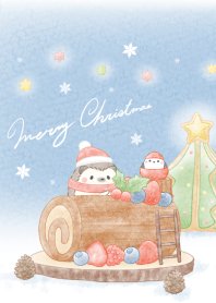 Hedgehog and Shimaenaga -Xmas- B