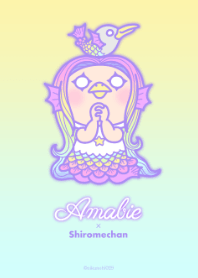 アマビエ×しろめちゃん