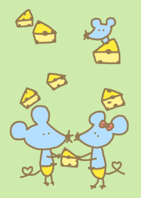 可愛い#子年(ねずみどし)だ!チーズだ!